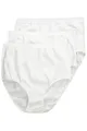 Ulla Popken Damen große Größen Übergrößen Plus Size Slips, 3er-Pack schneeweiß 66+ 795269200-66+