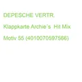 DEPESCHE Klappkarte Archie's Hit Mix Motiv 55 (4010070597566) (0011661-055)