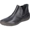 Rieker Damen Stiefelette Chelsea Boot sportlich Schalensohle Stretch 52553, Größe:37 EU, Farbe:Schwarz - Schwarz - 37