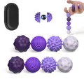 8 Stück Magnetische Fidget Toys, Anti Stress Spielzeug mit Silikonhülle, Magn...