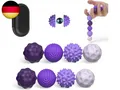 8 Stück Magnetische Fidget Toys, Anti Stress Spielzeug mit Silikonhülle, M
