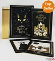 Golden Black Cat Tarot - Hochwertige Stülpdeckelschachtel mit Goldfolie Hel ...