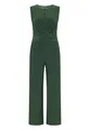zero Damen Jumpsuit mit Wickeloptik 42, Spruce Forest