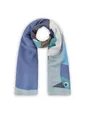 CODELLO PRINTED SCARF POLYESTER/VISCOSE FOX - 90X180CM