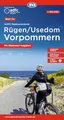 BVA ADFC Radtourenkarte Rügen/Usedom Vorpommern 1:150.000: reiß- und wetterfest, E-Bike geeignet, GPS-Tracks Download, mit Kilometer-Angaben