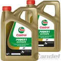 2x 4L CASTROL POWER 1 ULTIMATE 2T MOTORRAD passend für JASO FD API TC ISO L EGD