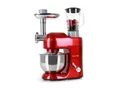 Lucia Küchenmaschine 3-in-1 1800 W / 2,7 PS 5 Ltr Edelstahl BPA-frei Rot