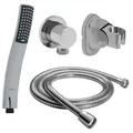 DALOUAL Handbrause Brause-Set Wandanschluss Brausehalter Brauseschlauch 150 cm
