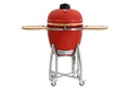 BBQ-Toro Keramikgrill Kamado Grill Holzkohlegrill "KURO" Ø 52 cm, Rot, Keramikgrill