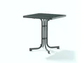 Sieger Gartentisch klappbar Schiefer anthrazit eisengrau 70x70 cm mecalit®-PRO