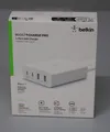 Belkin Boos Charge Pro 4-Port-GaN-Ladegerät WCH010 Weiß NEU
