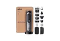 Braun Multifunktionstrimmer All-in-One Trimmer-Set 7, 18-in-1, für Gesicht, Kopf und Körper, Grau, 14 Längen (3–21 mm), Wasserdicht, 120 Min Akku