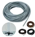 Gartenwelt Riegelsberger Terrassenfugenband 5-7 mm – Fugendichtungsband aus TPE für Holz- & WPC-Terrassen – Made in Germany – Hellgrau, 25 m Rolle