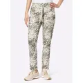 heine Jerseyhose Druckhose Innenbeinlänge ca.71 cm grün 38