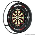 WINMAU Plasma Dartboard-Lichtpaket - Schwarzes 360-Grad-Licht mit schwarzer Pro-Line-Dartboard-Umrandung