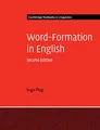 Word-Formation in English (Cambridge Textbooks in Linguistics)