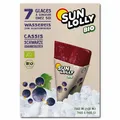 (6,05€/1l) Sun Lolly Bio-Schwarze Johannisbeere, Wassereis, 7 Packungen