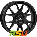 4x itWheels Kira gloss black 6.5x16" ET25 LK4 108 ML 65.1 Alufelgen 16 Zoll