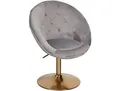 WOHNLING Loungesessel WL6.299 Samtbezug Grau