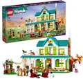 LEGO Friends Autumns Haus, Puppenhaus mit Tierfiguren und Zubehör, Mini-Puppen