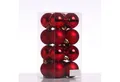 MARELIDA Weihnachtsbaumkugel Christbaumkugeln Weihnachtskugeln bruchfest 4cm rot 16er Set (16 St)