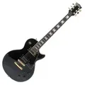 Rocktile E-Gitarre Pro L-200 Single Cut elektrische Gitarre, 2 Humbucker Tonabnehmer - Palisander Griffbrett schwarz