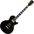 B-WARE ROCKTILE PRO L-200BK DELUXE E-GITARRE BLACK EMG PICKUP 2 HUMBUCKER CABLE