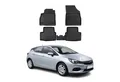 OMAC Auto-Fußmatten für Opel Astra K 2015-2021 Schwarz 4 tlg TPE (4 St), für Opel Astra K 2015-2021 Opel Astra K 2015-2021, Antirutsch,Wasserfest,Einfache Installation