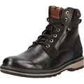 Bullboxer Stiefelette Stiefelette Leder/Textil - Dunkelbraun - 45