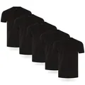 Herrentshirt 3/5erpack Herren TShirt , Schwarz 5erpack, L