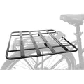 Gepäckträgerplatte schwarz Racky Baseplate Alu schwarz eloxiert