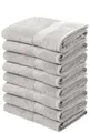 OTTO home Handtücher Juna, als Set und Serie erhältlich, 8 Handtücher, 50x100cm, Walkfrottier (8-St), 8-tlg. Handtuch-Set, 100% Baumwolle, mit Bordüre, Uni-Farben, weich