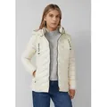 s.Oliver Funktionsjacke Outdoor-Jacke Steppjacke mit abnehmbarer Kapuze beige S (36)