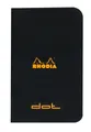 Rhodia Einsteck-Fotoalbum 20x Notizheft dotBook 7,5x12cm 24 Bl dot/kariert 80g Schwarz 119155C, Heft (geheftet)