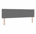 vidaXL Bett Kopfteil Hellgrau 180 cm Cordstoff (1-tlg)