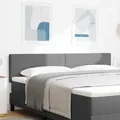 Kopfteil Schlichtes Design Hellgrau 180 cm aus Cord-Stoff