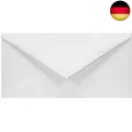 Netuno 100 weiße Briefkuverts DIN Lang 110 x 220 mm 120g Aster Smooth White