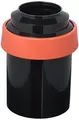 Entwicklungstank der Marke Jobo Uni Tank, Entwicklungstank mit Einer Spirale, geeignet für 1 KB- oder 120er-Film, Hartplastik, für Fotografen, Filmentwicklung, Hardcase, schwarz/orange