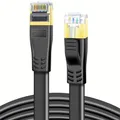Cat 8 LAN Kabel 5m Schwarz | Hochgeschwindigkeit 40Gbps 2000MHz
