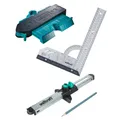 Wolfcraft Laminat- und Designboden Einpass Set mit Konturenlehre