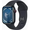 APPLE Watch Series 9 GPS + Cellular 41mm Midnight Aluminium Case with Midnight Sport Band - S/M