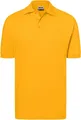 Hochwertiges Polohemd mit Armbündchen gold-yellow, Gr. L