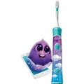 Philips Bodycare HX6322/04 Elektrische Kinderzahnbürste Schallzahnbürste Weiß, Bunt