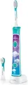 Philips Sonicare for Kids HX6322/04 | Schallzahnbürste elektrisch | Bluetooth | 2 Bürstenköpfe | Türkis
