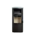 HARK Kaminofen "Vito WW GT ECOplus", grau, Stahl, 8 kW, wasserführend