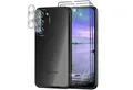 Nalia Smartphone-Hülle Samsung Galaxy S23 Plus 16,8 cm (6,6 Zoll), Hybrid Hülle Semi-Transparent Matt / 2x Display- & Kameraschutz / Case