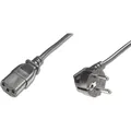 PremiumCord Kabel Strom 230V Schutzkontakt CEE7(St) / Kaltgeräte IEC-C13(Bu) - 2,0m (2 m) (KPSP2)