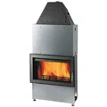 HAAS+SOHN Wasserführender Kamineinsatz Aqua 187.19-WT Sichtfenster flach (17 kW)