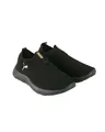 PUMA Softride Premier Slip-On Strick-LaufschuheDamen 309834 09 Black Gold, Schuhgröße:38.5 EU