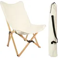 osoltus Holz Faltsessel Sessel Campingsessel Jessi Sahara natur